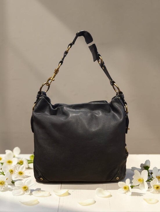 Coach Handbags - Coach Carly Leather Shoulder Bag